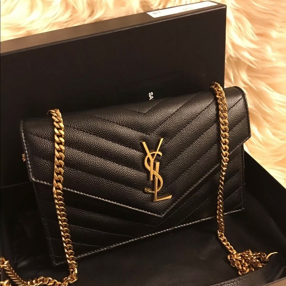 Ysl chain wallet crossbody